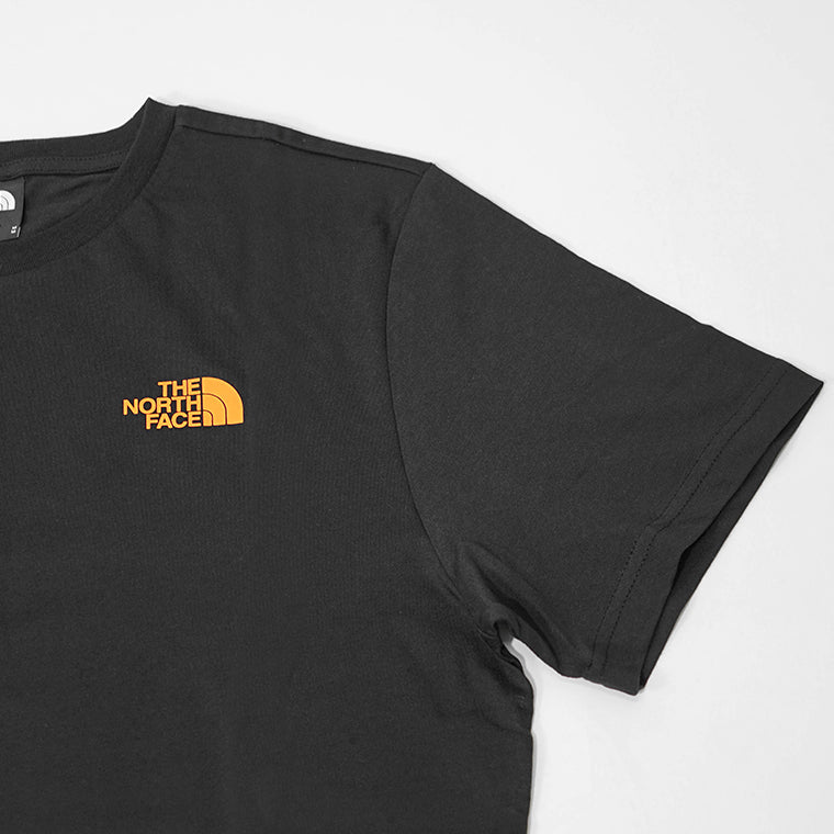【SUMMER FINAL SALE】 THE NORTH FACE メンズ Tシャツ SS COLLAGE TEE NF0A89FR TNF BLACK SUMMIT GOLD ブラック オレンジ AGG