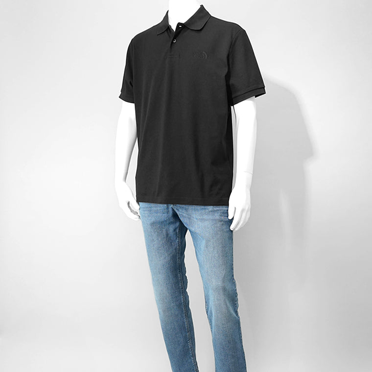 【SUMMER FINAL SALE】 THE NORTH FACE メンズ ポロシャツ ESSENTIAL REGULAR POLO NF0A8C1P TNF BLACK ブラック JK3