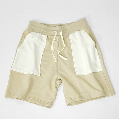 【SUMMER FINAL SALE】 THE NORTH FACE メンズ ショートパンツ TERRY REGULAR SHORT NF0A8C29 GRAVEL ベージュ アイボリー 3X4