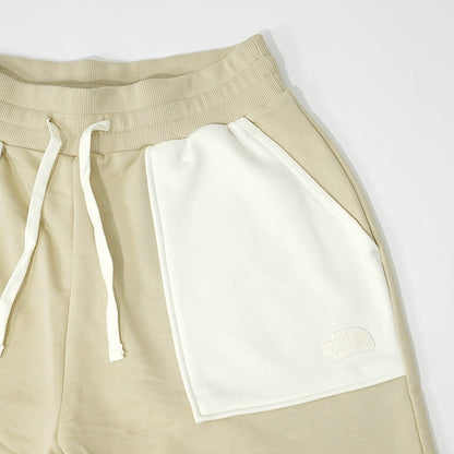 【SUMMER FINAL SALE】 THE NORTH FACE メンズ ショートパンツ TERRY REGULAR SHORT NF0A8C29 GRAVEL ベージュ アイボリー 3X4