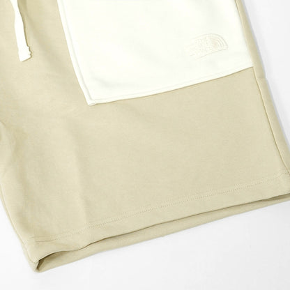 【SUMMER FINAL SALE】 THE NORTH FACE メンズ ショートパンツ TERRY REGULAR SHORT NF0A8C29 GRAVEL ベージュ アイボリー 3X4
