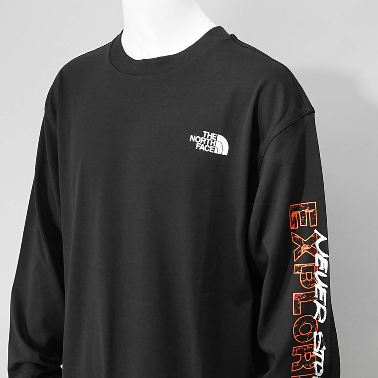 【SUMMER FINAL SALE】 THE NORTH FACE メンズ 長袖Tシャツ LS NSE OVERSIZED TEE NF0A8C3Z 2カラー