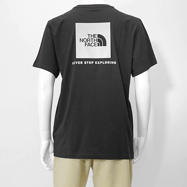 【SUMMER FINAL SALE】 THE NORTH FACE メンズ Tシャツ SS REF BOX NSE TEE NF0A8C4V TNF BLACK REFLECTIVE ブラック シルバー U1H