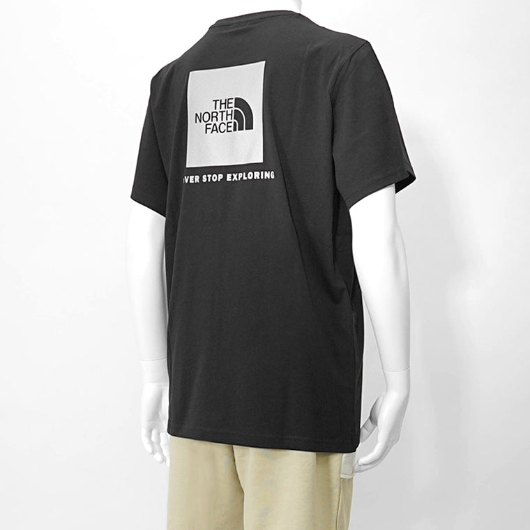 【SUMMER FINAL SALE】 THE NORTH FACE メンズ Tシャツ SS REF BOX NSE TEE NF0A8C4V TNF BLACK REFLECTIVE ブラック シルバー U1H