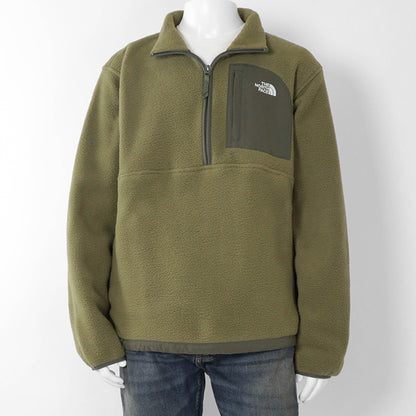 THE NORTH FACE メンズ ハーフジッププルオーバー YUMIORI OFF PEAK 1/2 NF0A8FKP CARAWAY SEED NEW TAUPE GREEN カーキ RL2
