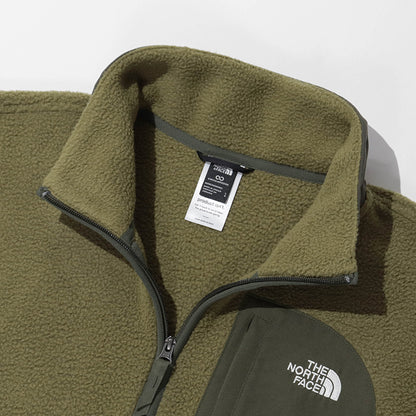 THE NORTH FACE メンズ ハーフジッププルオーバー YUMIORI OFF PEAK 1/2 NF0A8FKP CARAWAY SEED NEW TAUPE GREEN カーキ RL2