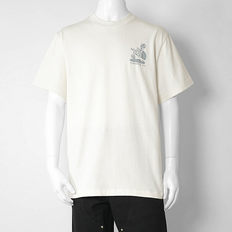 THE NORTH FACE メンズ Tシャツ STONES RELAXED GRAPHIC T SHIRT NF0A8G9R WHITE DUNE ホワイト系 QLI