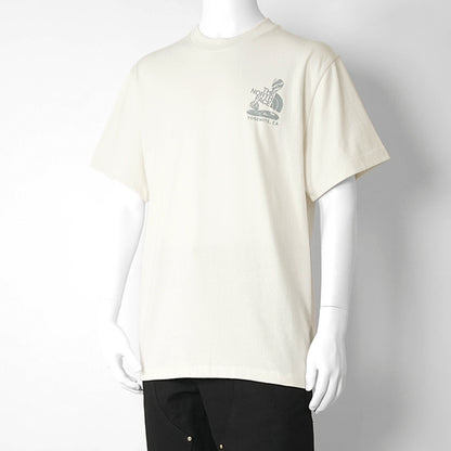 THE NORTH FACE メンズ Tシャツ STONES RELAXED GRAPHIC T SHIRT NF0A8G9R WHITE DUNE ホワイト系 QLI
