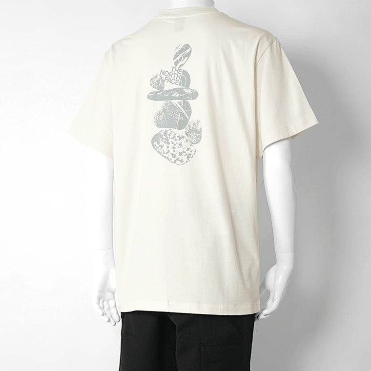 THE NORTH FACE メンズ Tシャツ STONES RELAXED GRAPHIC T SHIRT NF0A8G9R WHITE DUNE ホワイト系 QLI