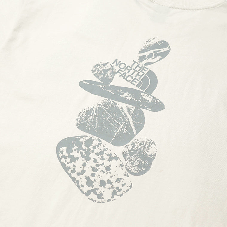 THE NORTH FACE メンズ Tシャツ STONES RELAXED GRAPHIC T SHIRT NF0A8G9R WHITE DUNE ホワイト系 QLI