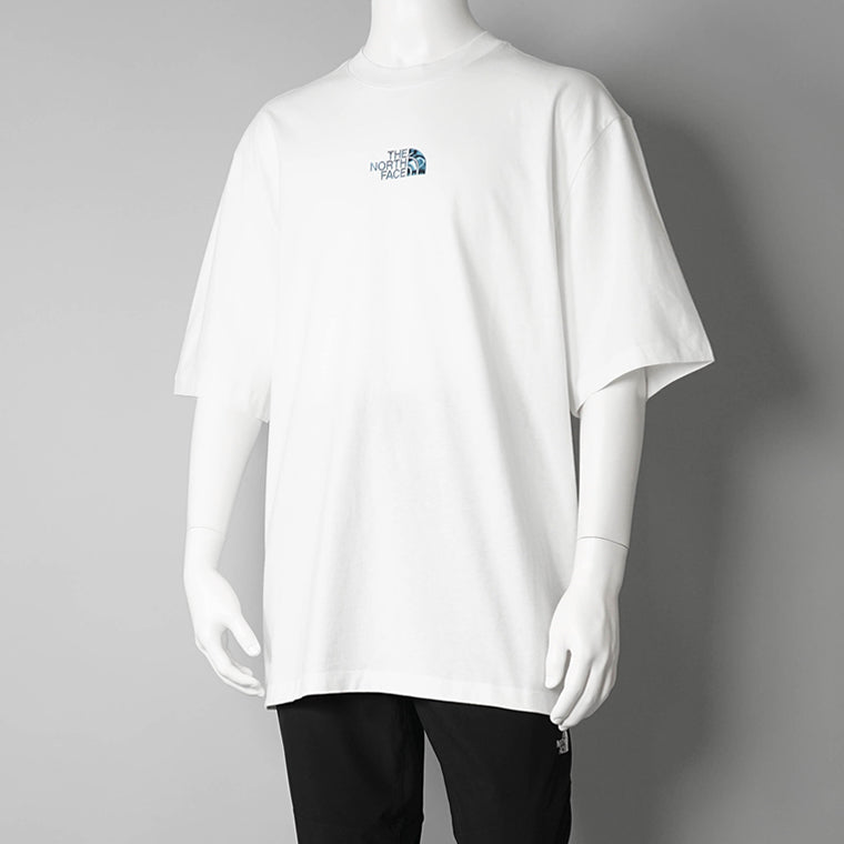 THE NORTH FACE メンズ Tシャツ LIQUID LOGO OVERSIZE SHORT SLEEVE TEE GRAPHIC NF0A8G9U TNF WHITE ホワイト FN4