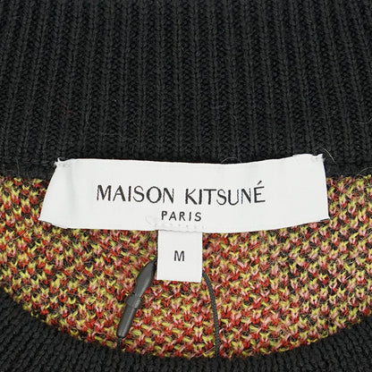 【2024AW CLEARANCE SALE】 MAISON KITSUNE メンズ ニット GRAPHIC MOHAIR JACQUARD JUMPER NM00801 KM0323 PECAN PASTURE ROSE パステルローズ B259