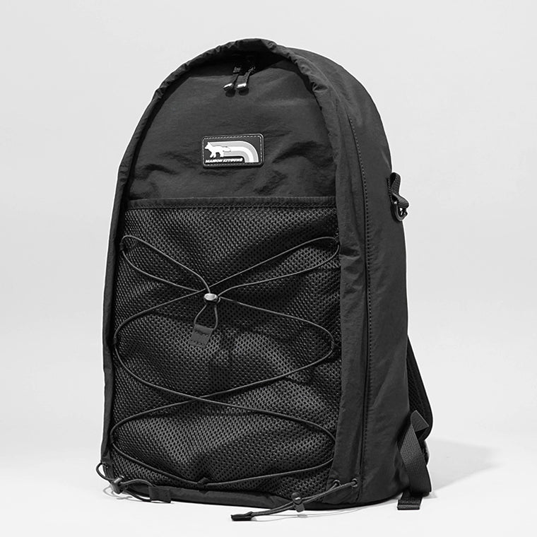 MAISON KITSUNE メンズ レディース バックパック FLASH FOX BACKPACK NM05170 WQ4034 BLACK ブラック P199