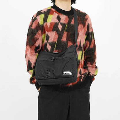 MAISON KITSUNE ショルダーバッグ FLASH FOX MESSENGER NM05172 WQ4034 BLACK ブラック P199