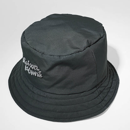 MAISON KITSUNE メンズ レディース バケットハット PUFFER BUCKET HAT NM06115 WQ4035 BLACK ブラック P199