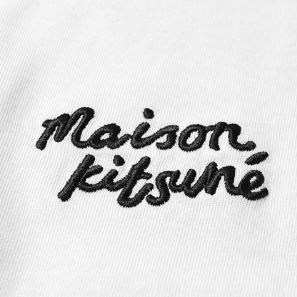 MAISON KITSUNE メンズ Tシャツ HANDWRITING EMBROIDERY OVERSIZE TEE OM00123 KJ0119 2カラー