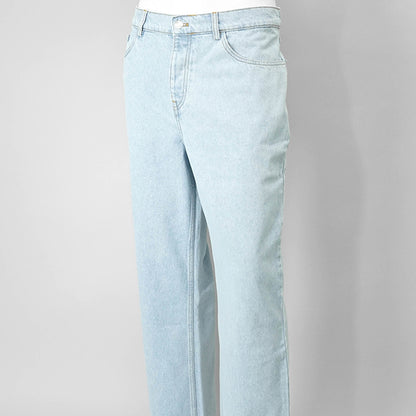 【SUMMER FINAL SALE】 MAISON KITSUNE メンズ ジーンズ RELAXED DENIM JEANS OM01105 WD4009 LIGHT WASH ウォッシュブルー 0203