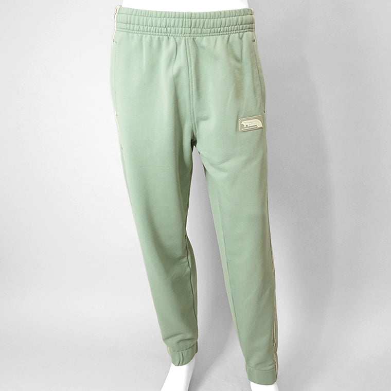 【SUMMER FINAL SALE】 MAISON KITSUNE メンズ スウェットパンツ FLASH FOX TRACK PANTS OM01126 KM0322 VERT DE GRIS グリーン 0078
