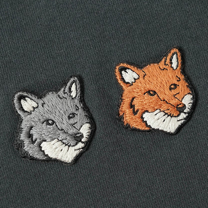 【2026SS SUMMER SALE】MAISON KITSUNE メンズ Tシャツ DOUBLE FOX HEAD COMFORT TEE SHIRT OM011CF KJ7025 2カラー