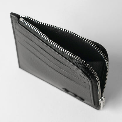 MAISON KITSUNE メンズ レディース コイン＆カードケース PROFILE FOX ZIPPED CARDHOLDER OM05342 LC0045 BLACK ブラック P199