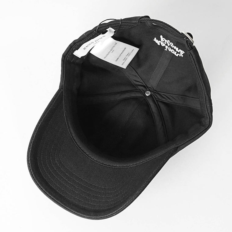MAISON KITSUNE メンズ レディース キャップ DOUBLE FOX HEAD CAP OM611CF WW0096 ANTHRACITE P190