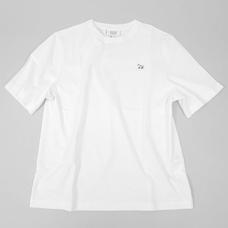 MAISON KITSUNE レディース Tシャツ BABY FOX PATCH COMFORT T00EE SHIRT OW00130 KJ0008 WHITE ホワイト P100