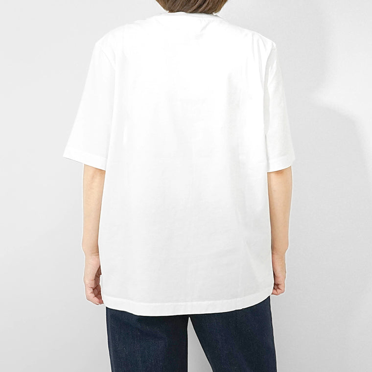 MAISON KITSUNE レディース Tシャツ BABY FOX PATCH COMFORT T00EE SHIRT OW00130 KJ0008 WHITE ホワイト P100