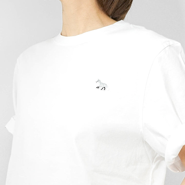 MAISON KITSUNE レディース Tシャツ BABY FOX PATCH COMFORT T00EE SHIRT OW00130 KJ0008 WHITE ホワイト P100