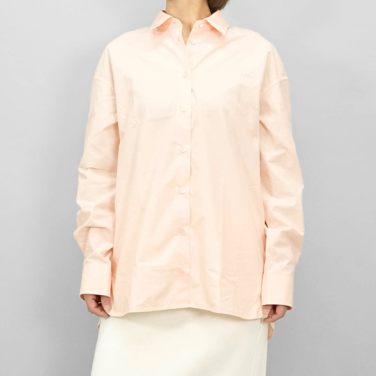 MAISON KITSUNE レディースシャツ Maison Kitsune (メゾン キツネ) レディース シャツ 長袖 ロゴ ワン