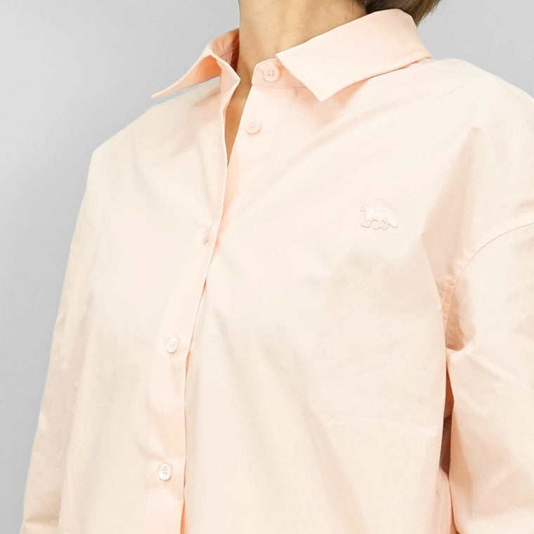 MAISON KITSUNE レディース シャツ BABY FOX CASUAL SHIRT OW00401 WC5042 PALE PINK ペールピンク 0169