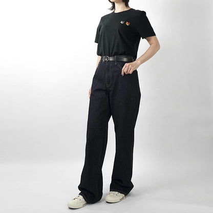 MAISON KITSUNE レディース Tシャツ DOUBLE FOX HEAD REGULAR TEE SHIRT OW011CF KJ7026 2カラー
