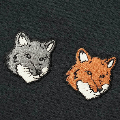 MAISON KITSUNE レディース Tシャツ DOUBLE FOX HEAD REGULAR TEE SHIRT OW011CF KJ7026 2カラー
