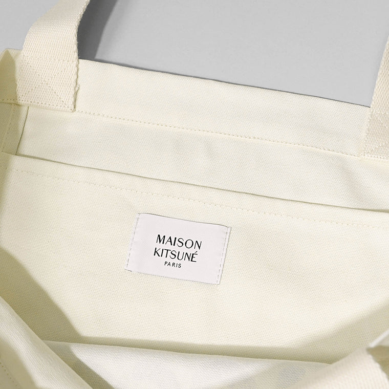 MAISON KITSUNE メンズ レディース トートバッグ HANDWRITING TOTE OW05124 WW9042 2カラー