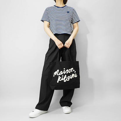 MAISON KITSUNE メンズ レディース トートバッグ HANDWRITING TOTE OW05124 WW9042 2カラー