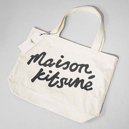 MAISON KITSUNE メンズ レディース トートバッグ HANDWRITING TOTE OW05124 WW9042 2カラー