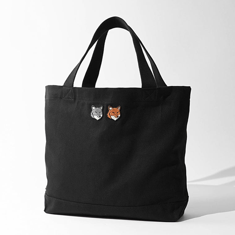 新品未使用　Maison Kitsune メゾンキツネ　トートバッグ　ブラック メゾンキツネ MAISON KITSUNE メンズ レディース トートバッグ