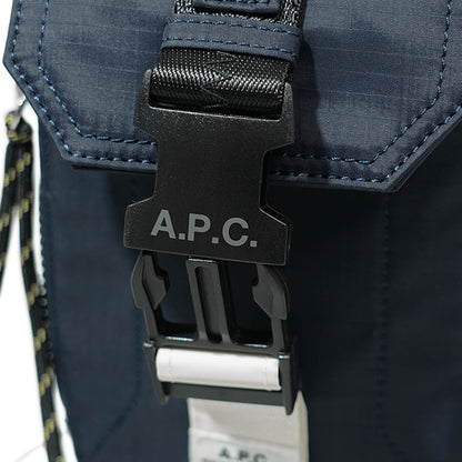 A.P.C. メンズ レディース ショルダーバッグ CROSSBODY POUCH TREK PAAFH H61733 DARK NAVY ダークネイビー IAK