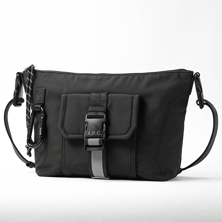 A.P.C. メンズ レディース ショルダーバッグ TREK PAAGE H61734 NOIR ブラック LZZ