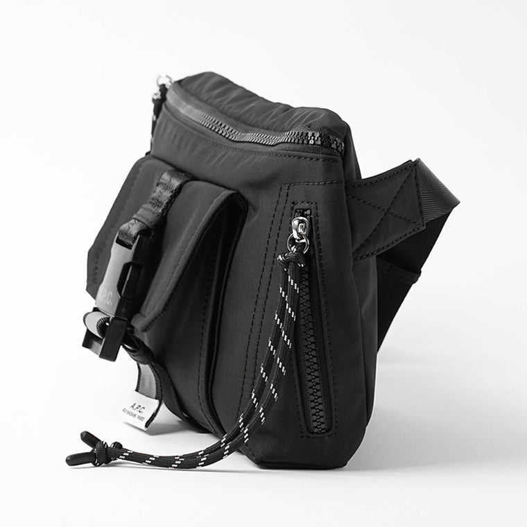 A.P.C. メンズ レディース ベルトバッグ TREK PAAGE H62219 NOIR ブラック LZZ