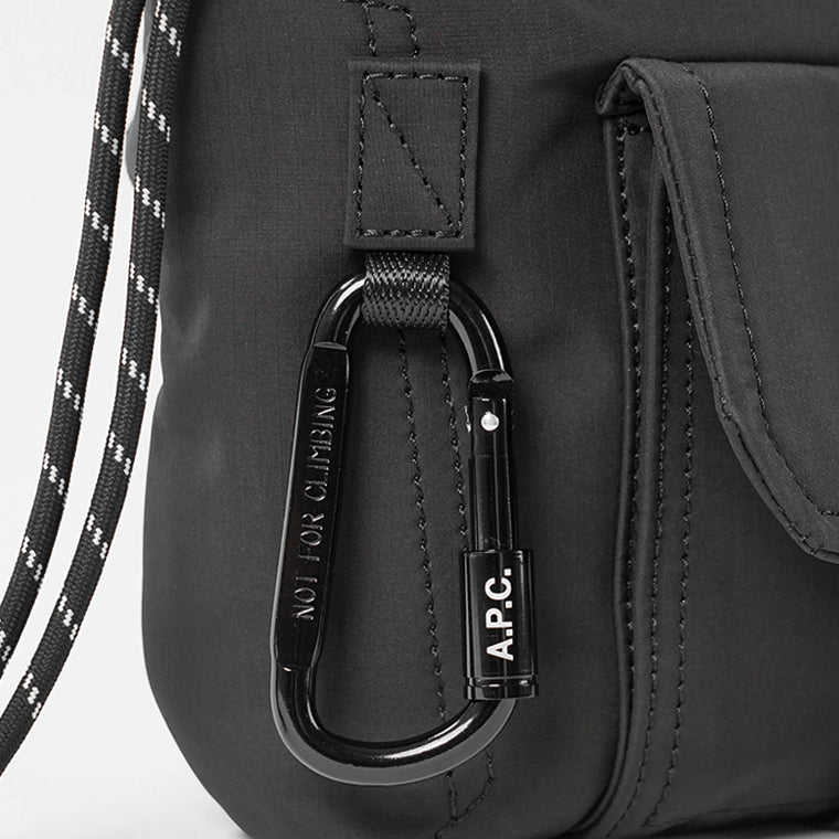 A.P.C. メンズ レディース ベルトバッグ TREK PAAGE H62219 NOIR ブラック LZZ