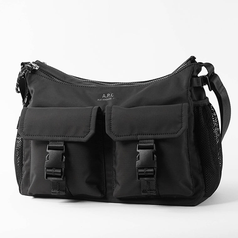 A.P.C. メンズ レディース ショルダーバッグ TREK PAAGE H67005 NOIR ブラック LZZ