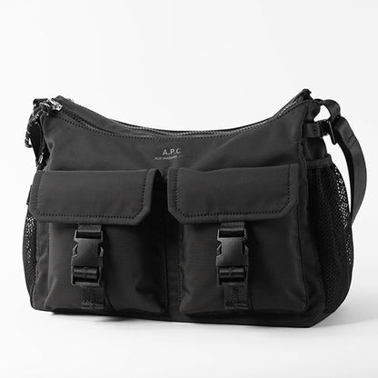 A.P.C. メンズ レディース ショルダーバッグ TREK PAAGE H67005 NOIR ブラック LZZ