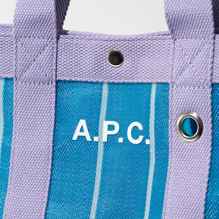 A.P.C. レディース トートバッグ CABAS MYRTILLE PEAAD F67067 BLEU DUO ブルー系 TIA