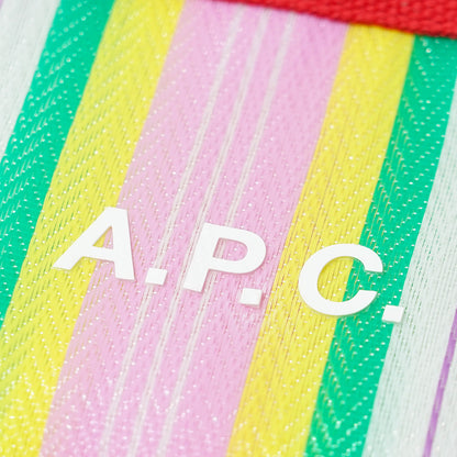 A.P.C. レディース トートバッグ CABAS MYRTILLE PEAAE F67067 ROSE MULTICOLORE マルチ FLS