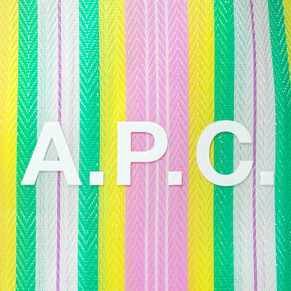 A.P.C. レディース トートバッグ TOTE NINON SMALL PEAAE M61861 ROSE MULTICOLORE マルチ FLS