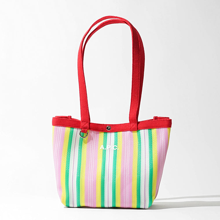 A.P.C. レディース トートバッグ CABAS CITRON PEAAE M67071 ROSE MULTICOLORE マルチ FLS