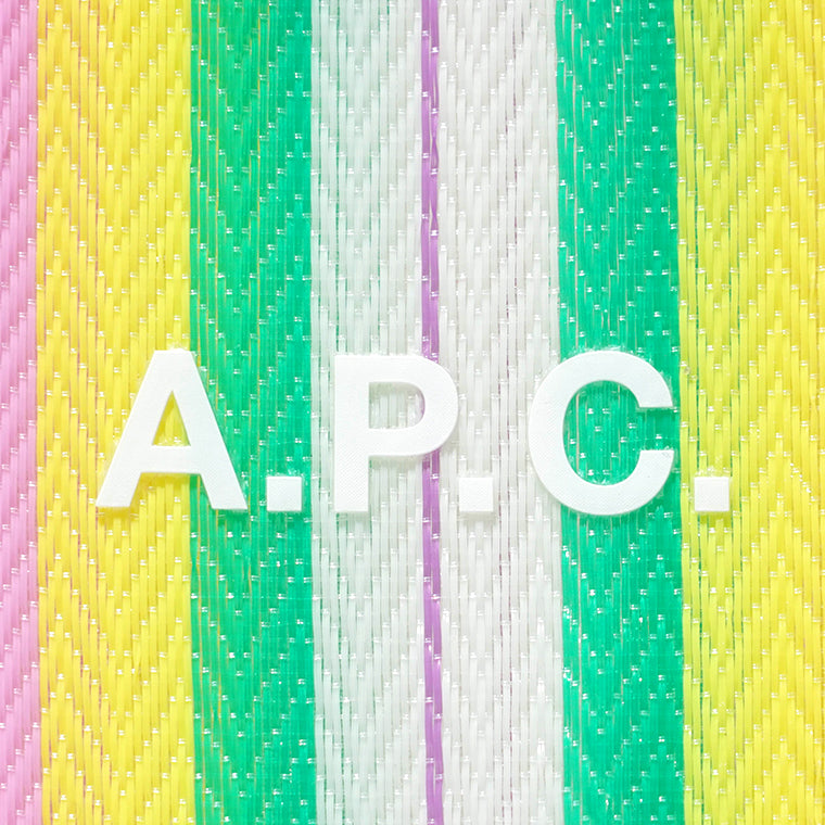 A.P.C. レディース トートバッグ CABAS CITRON PEAAE M67071 ROSE MULTICOLORE マルチ FLS