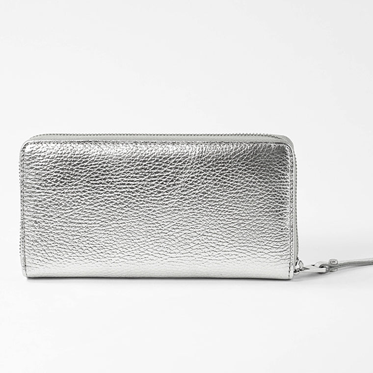 GIANNI CHIARINI レディース 長財布 PF5042 GRN LM SILVER シルバー 0406