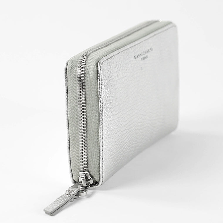 GIANNI CHIARINI レディース 長財布 PF5042 GRN LM SILVER シルバー 0406