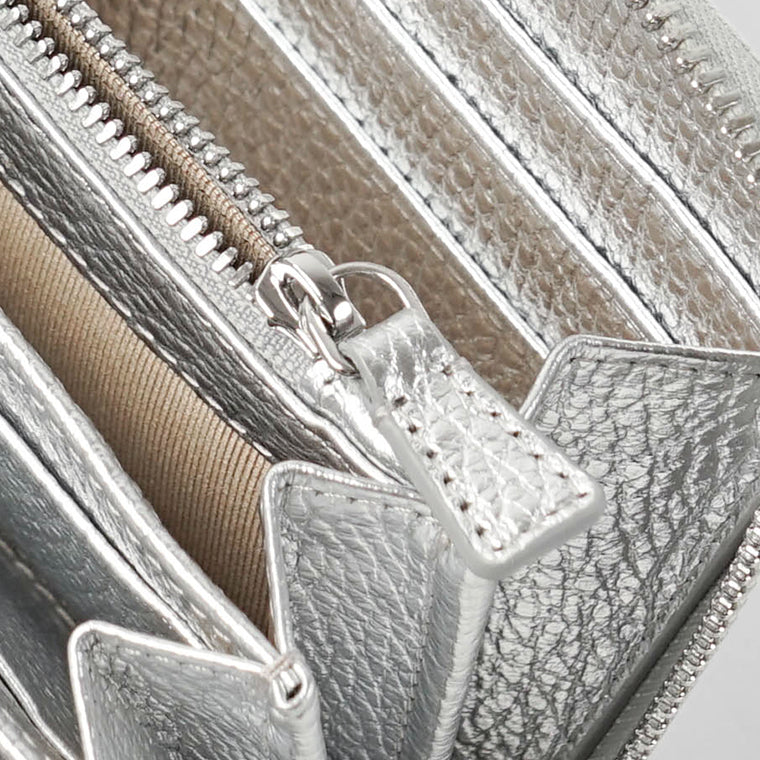 GIANNI CHIARINI レディース 長財布 PF5042 GRN LM SILVER シルバー 0406